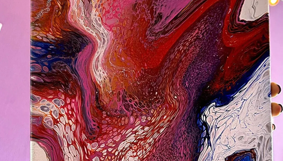 🎨Почему каждый должен попробовать создать картину в технике Флюид-Арт?🤗